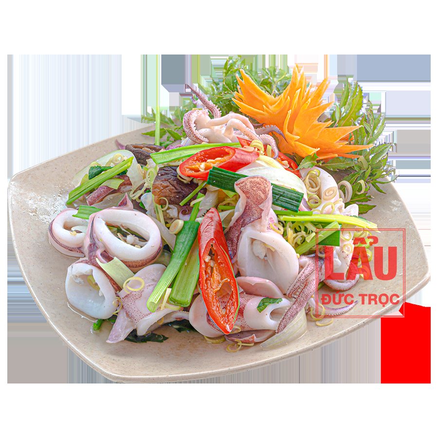 Mực hấp sả