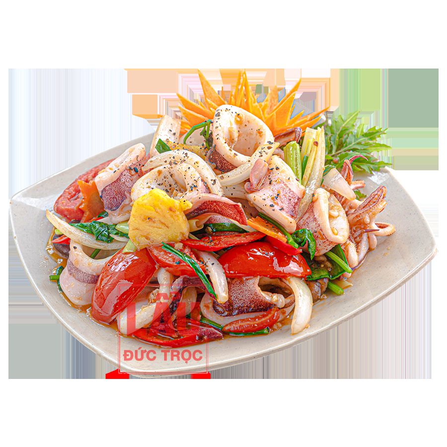 Mực xào cần tỏi