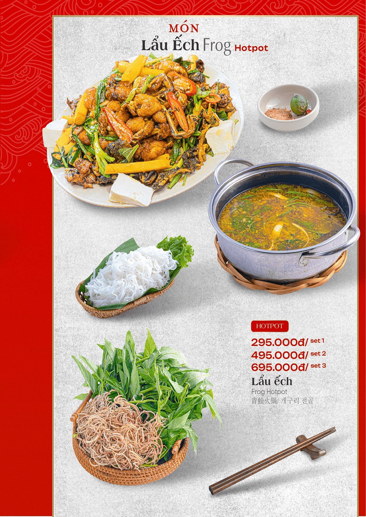 Trang menu nhà hàng Lẩu Đức Trọc số 8