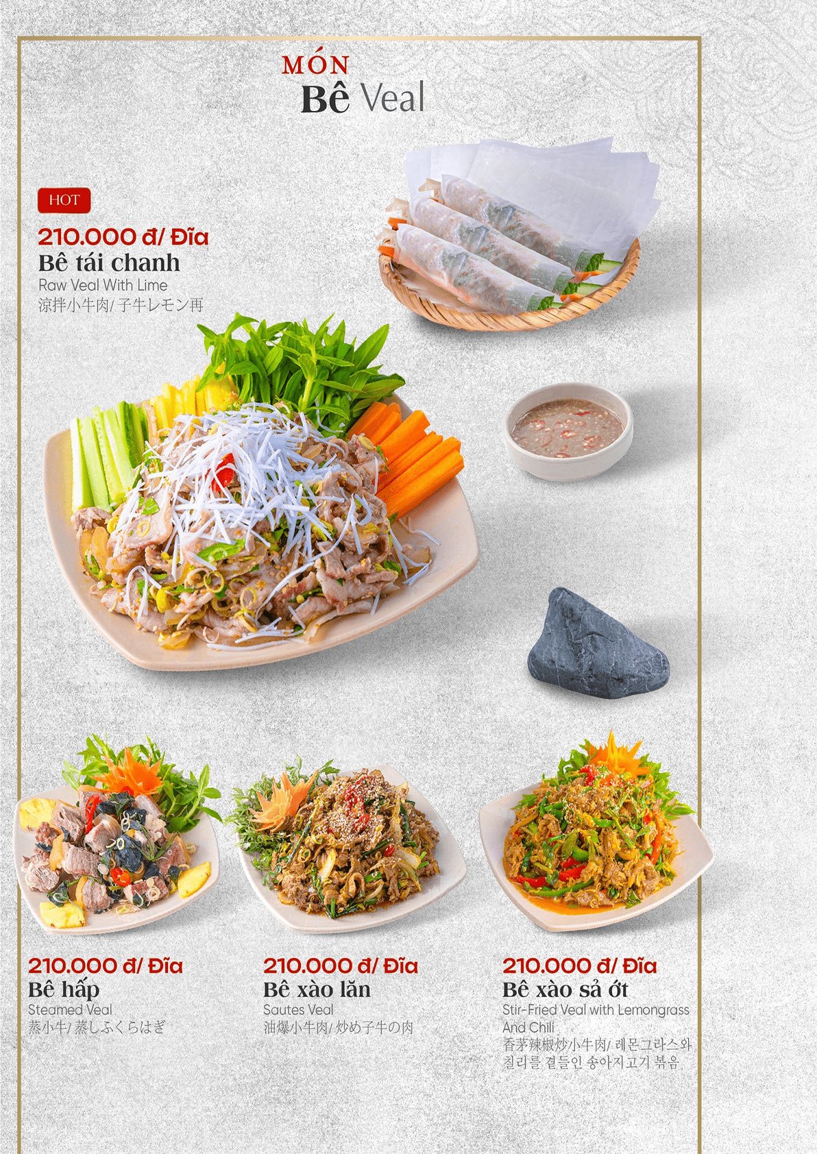 Trang menu nhà hàng Lẩu Đức Trọc số 39