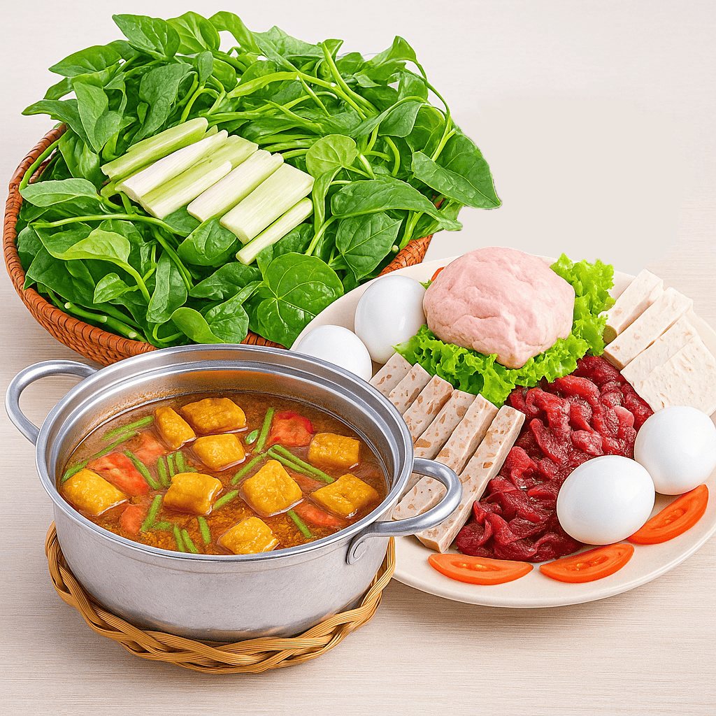 Lẩu riêu cua thập cẩm